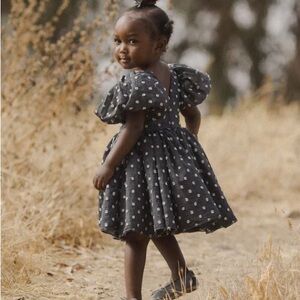 Noralee Sofia Polka Dot Dress Midnight